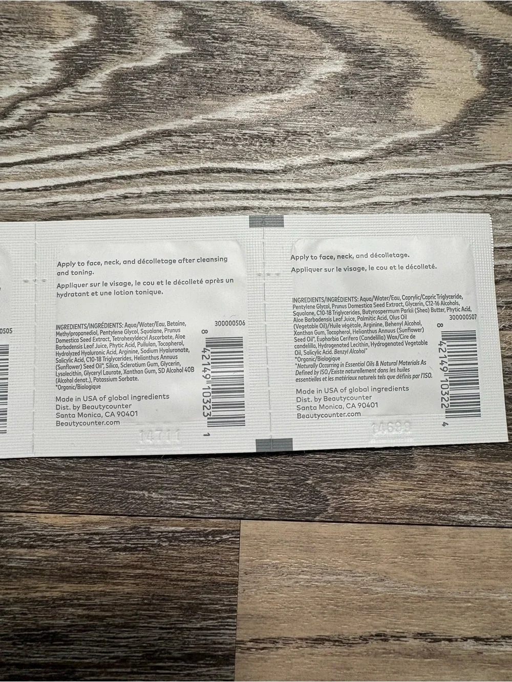 BeautyCounter All Bright C Serum & Countermatch Set Samples NIP